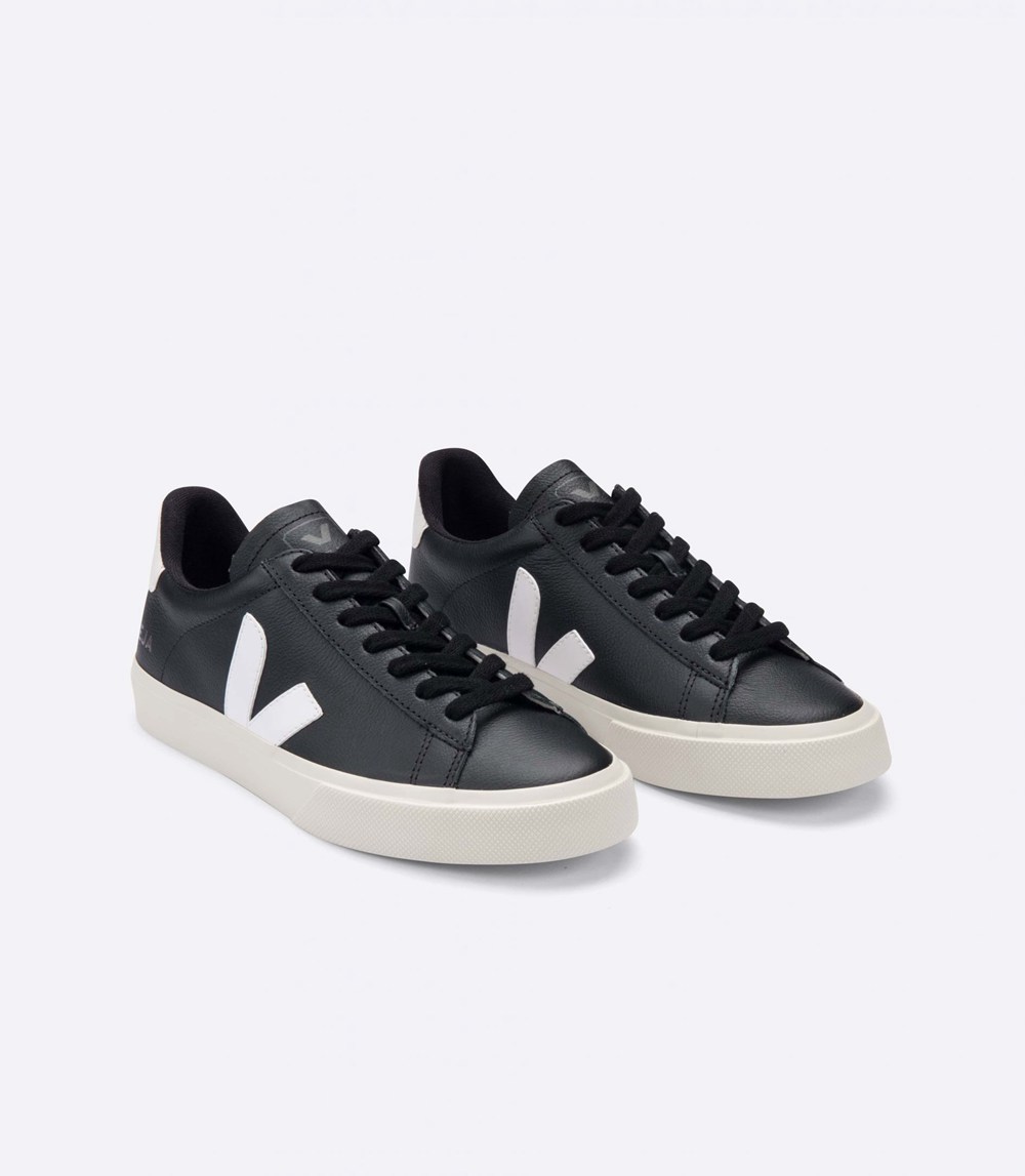 Tenis Veja Hombre - Campo Chromefree - Negros/Blancos - 214BSPMZU